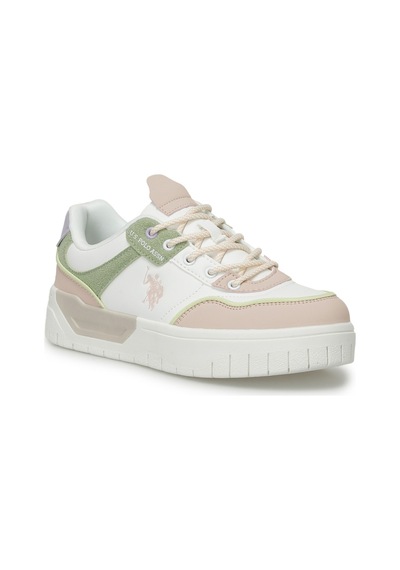 U.s. Polo Assn. Candy 4fx Bej Kadın Sneaker 000000000101544094 Bej - Beyaz