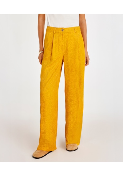 Yargıcı Dökümlü Pantolon 25ykpn3030x 053 Sarı