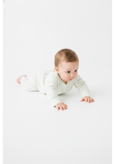 Tiffany Baby & Kids Puffy Cloudy Tasarımlı Pijama Takımı Yeşil