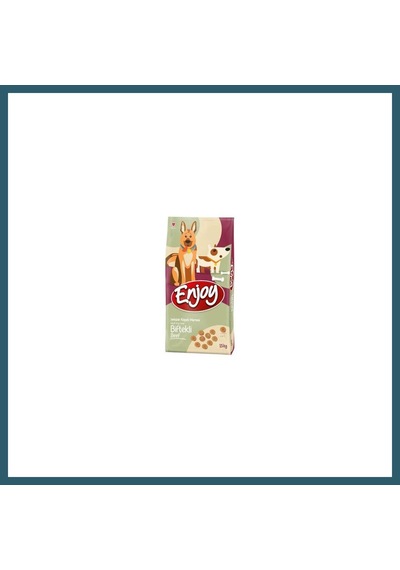 Enjoy Biftekli Yetişkin Köpek Maması 15 Kg Ob