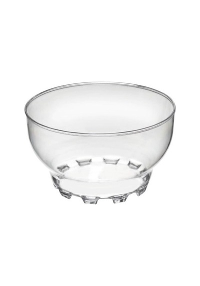 12 Li Kristal Karaman Kase Cp16 Pet Bombe Kapaklı Şeffaf Plastik Tatlı, Meze Ve Sunum Kabı
