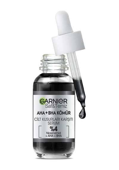 Aha+bha Cilt Kusurları Karşıtı Serum%4 Niasinamid + Peelıng Etkili Aha+bha 30ml & Saf & Temiz Nemlendiren Temizleyici 250ml Cilt Bakım Seti