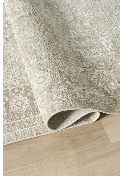 Seyran Halı Nuda 1301 Gri Mikro Polyester - Viskon Makine Halısı