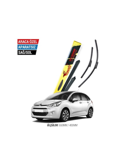 Inwells Citroen C3 Muz Silecek Takımı 2010 - 2015