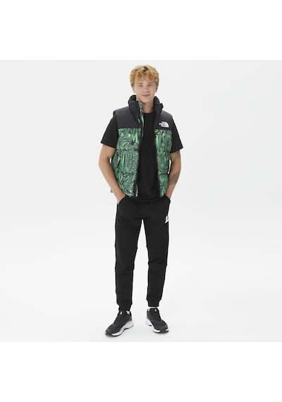 The North Face 1996 Retro Nuptse Erkek Yeşil Yelek Düz Nf0a3jqqosz1