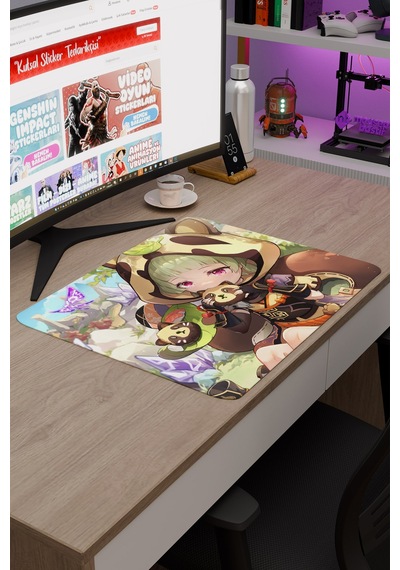 Sayu Genshin Impact Anime Oyuncu V1 - 48x40 Xl Gaming Mouse Pad Fare Altlığı