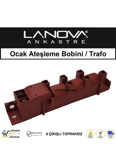 Lanova Ocak Çakmak Ateşleme Jeneratörü Trafo Manyeto Bobin - 362800970