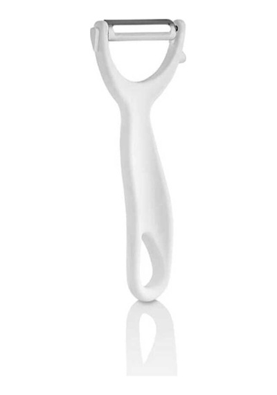Paslanmaz Çelik Bıçaklı, Ergonomik Saplı, Pratik Meyve & Sebze Soyacağı Beyaz Diğer