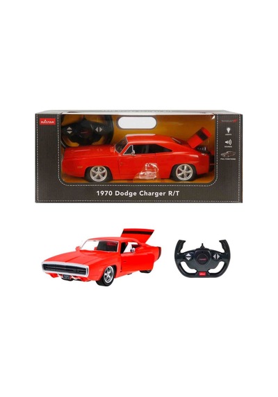 1:16 Sesli Ve Işıklı 1970 Dodge Charger R/t Uzaktan Kumandalı Araba 33 Cm Klasik Model