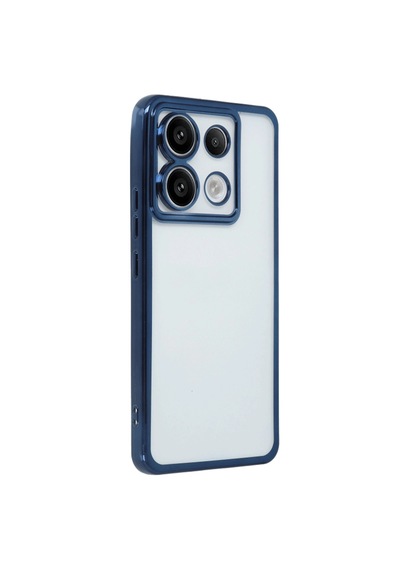 Xiaomi Redmi Note 13 Pro 5g Kılıf Razer Lensli Silikon - Sierra Blue