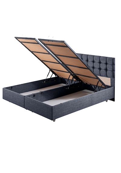 Venedik İkili Set, Venedik Çift Kişilik Baza Başlık Seti Lacivert 160 x 200
