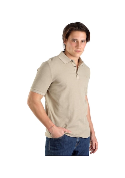 Lee Cooper Tylen Erkek Polo Yaka T-Shirt Koyu Bej-17657-K. Bej