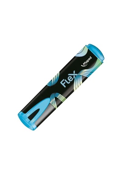 Maped Fluo Peps Black Flex Highlighter Mavi