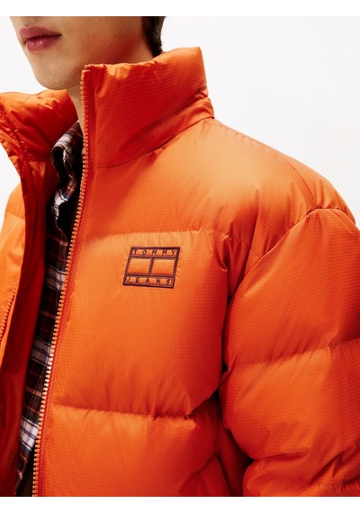 Tommy Hilfiger Tjm Alaska Kuş Tüyü Şişme Erkek Turuncu Ceket Dm0dm22036szz Turuncu