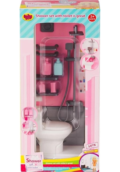 Mey İthalat 02379 Klozetli Banyo Oyun Seti -oydaş Oyuncak