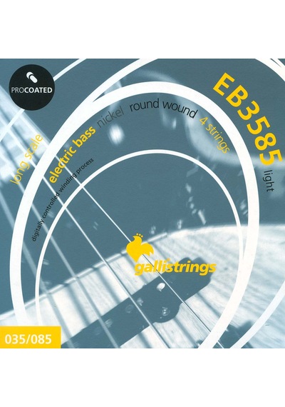 Galli Eb3585 Nickel Round 4 Tel Light Bas Gitar Tel Seti