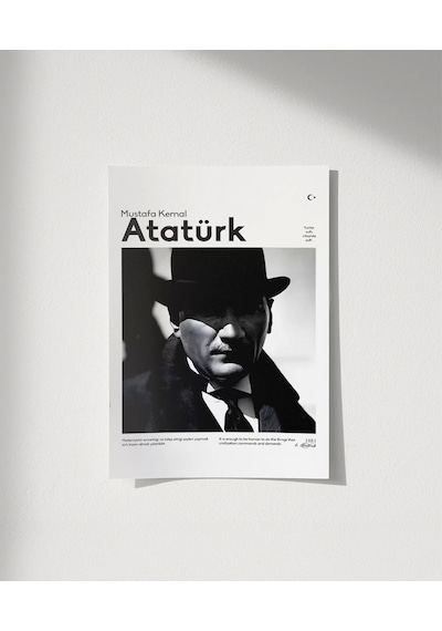 Çerçevesiz Poster Gölgedeki Deha