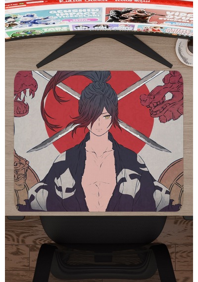 Dororo Anime V1 - 48x40 Xl Gaming Kauçuk Kaymaz Taban Mouse Pad Fare Altlığı