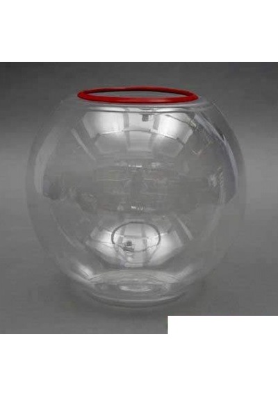Plastik Yuvarlak Fanus 1 Adet 20 Cm (B)