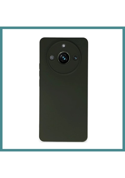 Trendexa Realme 11 Pro Uyumlu Kılıf Nano İçi Kadife Silikon - Koyu Yeşil Mac