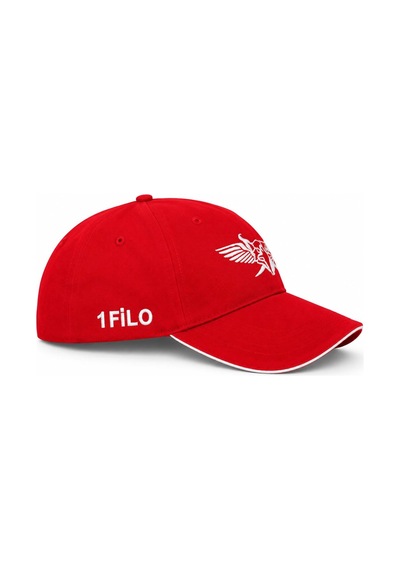 Şapka Kırmızı "hho 1.filo" Kırmız Mavi Beyaz