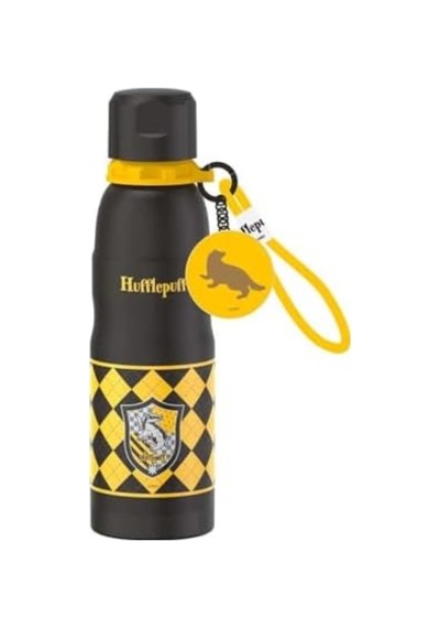 Miniso Harry Potter Lisanslı, Uçlu Termos, 600 Ml Kapasite, Sarı Açık Beyaz