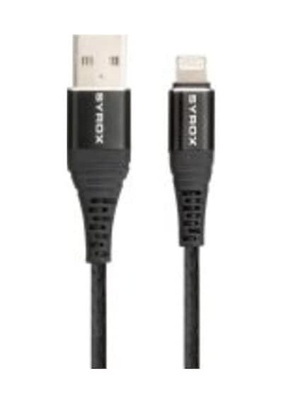 Syrox C88 Apple iPhone Uyumlu Lightning 2.0A Hızlı Şarj Ve Data Kablosu Kırmızı