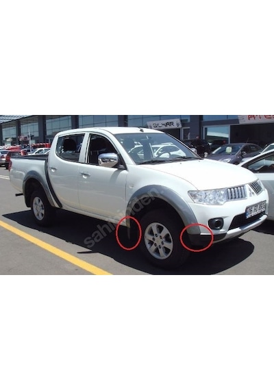 Mitsubishi L200 Pick Up 10/15 Arka Çamurluk Ağzı Plasti Ği Sol Dodi K 4x2 - Çamurluk