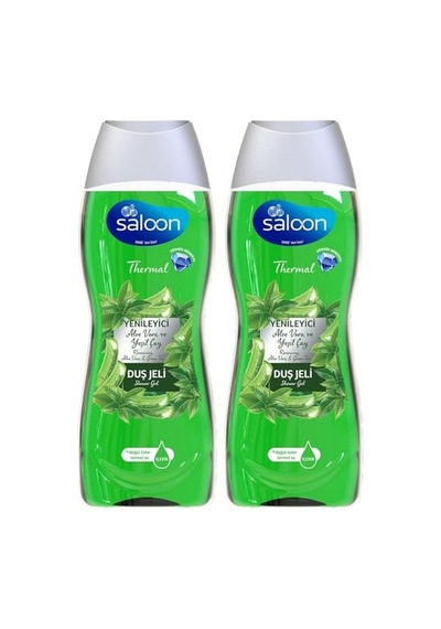 Therml Duş Jeli Yenileyici Aloe Vera &amp Yeşil Çay 450ml 2li Paket 285 ML