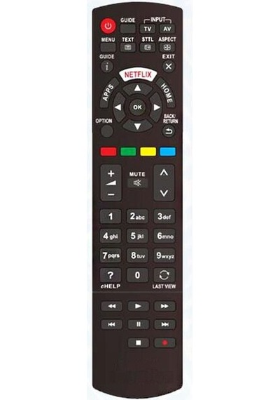 Panasonic Cx6 Cx650 Cx68 Tv Kumanda-Eşdeğer