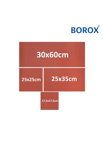 Borox Silikon Levha - Tezgah Koruyucu - Altlık - 17,5x17,5cm