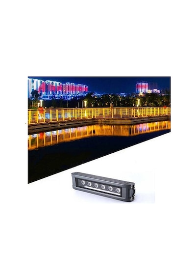 Cata 12w 30cm Amber Gold Wallwasher Ct-4695