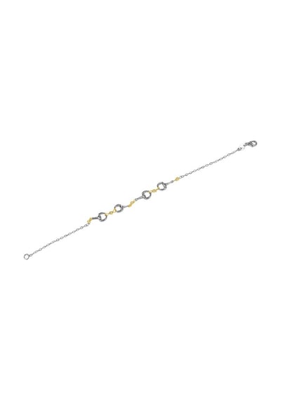 Gülaylar 14K Beyaz Yeşil Altın Bileklik N11.14087 Sarı Altın