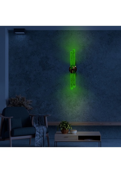 Bh Bubblelight Dubble Şık Ve Zarif Modern Led Duvar Aplik Gümüş Rgb Elektrikli Kumandalı Gümüş
