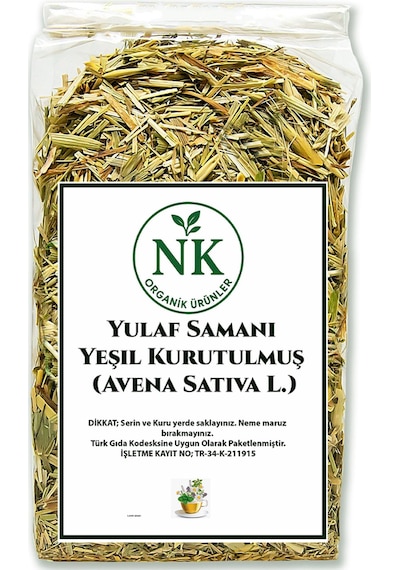 Yulaf Samanı Yeşil Kurutulmuş 40gr
