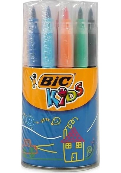 Bic Kids Vısa 18 Li Fırça Uçlu Keçeli Kalem  828965