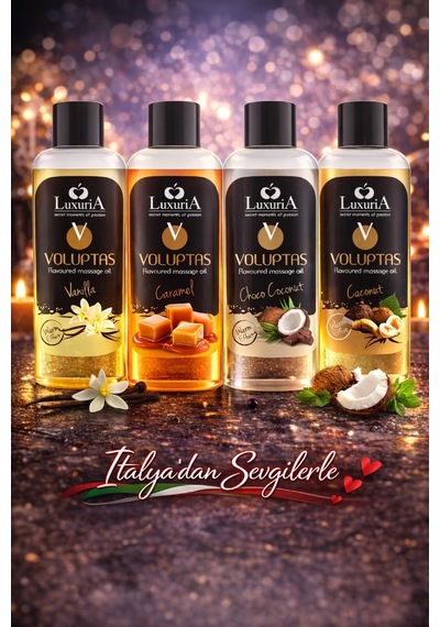İntimateline Voluptas 4 Lü Doğal Aromalı Isıtıcı Masaj Jeli Seti