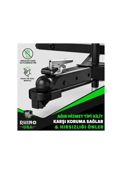 Ağır Hizmet Römork Çeki Demiri Kilidi 59 Mm