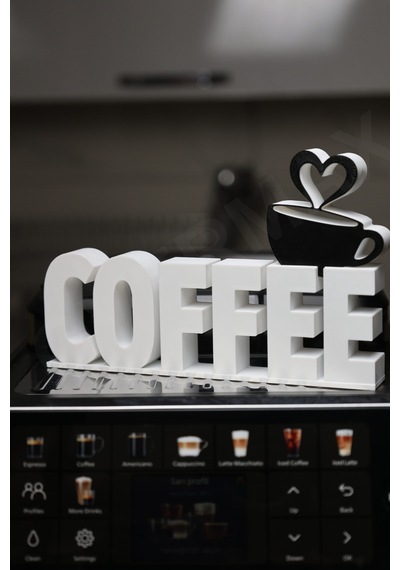 Dekoratif Coffee Yazılı Kahve Köşesi Standı - Kahve Makinesi Üstü Fincan Detaylı Masaüstü Dekorasyon Coffee Cup Siyah - 836016861 Dekoratif Coffee Yazılı Kahve Köşesi Standı - Kahve Makinesi Üstü Fincan Detaylı Masaüstü Dekorasyon Coffee Cup Siyah - 836016861