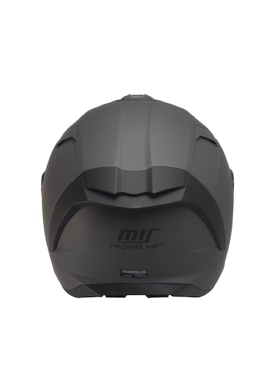 Mts Full Face Double Güneş Vizörlü Ece 22.06R Motosiklet Kaskı Mat Gri
