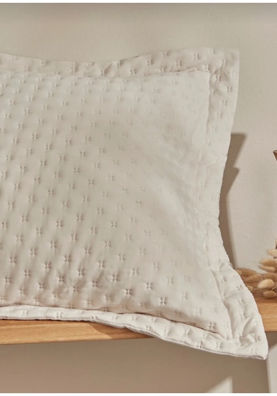 Karaca Home Breeze Soft Çift Kişilik Yatak Örtüsü Takımı Ekru Be