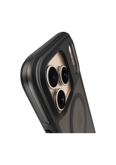 Buff Apple Uyumlu iPhone 17 Pro Magsafe Air Bumper Kılıf Siyah