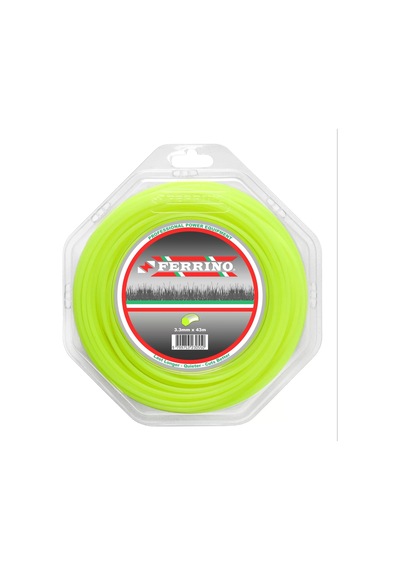 Ferrino 6 Köşe 3.30mm Yeşil Motorlu Tırpan Misinası 43 M