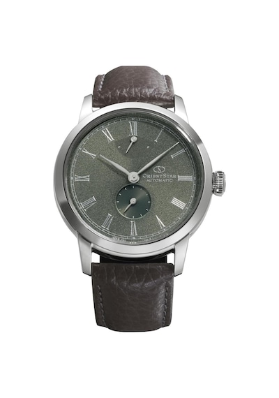 Orient Star Re-bs0001e00b Kurmalı Otomatik Deri Kahverengi Yeşil Kadran Safir Cam 39 Mm Erkek Kol Saati Gri