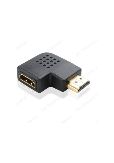 90 Derece Açılı Hdmı Erkek - Dişi Çevirici Adaptör
