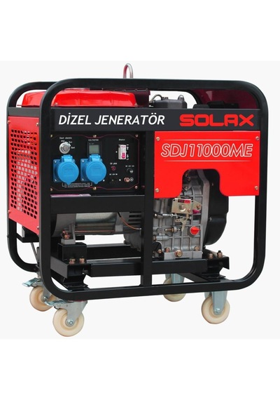 Solax Sdj 11000 Me Dizel Monofaze Marşlı Jeneratör