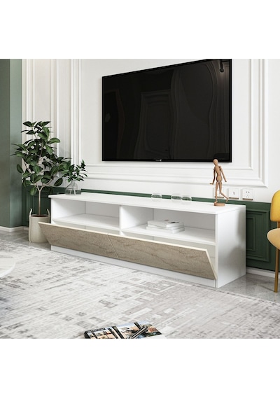Centra Kapaklı Tv Sehpası,tv Ünitesi İstanbul Ceviz, Ev-ofis - Beyaz/traverten Beyaz/traverten Centra Kapaklı Tv Sehpası,tv Ünitesi İstanbul Ceviz, Ev-ofis - Beyaz/traverten Beyaz/traverten