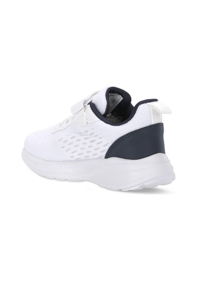Slazenger Flarex Unisex Çocuk Cırt Cırtlı Beyaz / Lacivert Günlük Spor Ayakkabısı