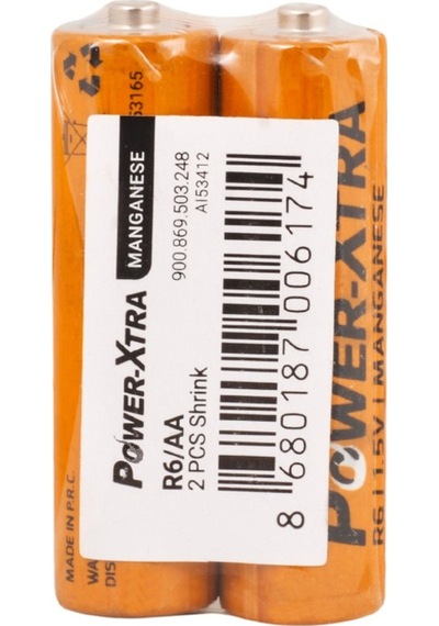 Power-Xtra R06 Shrink AA Kalem Pil 2'li