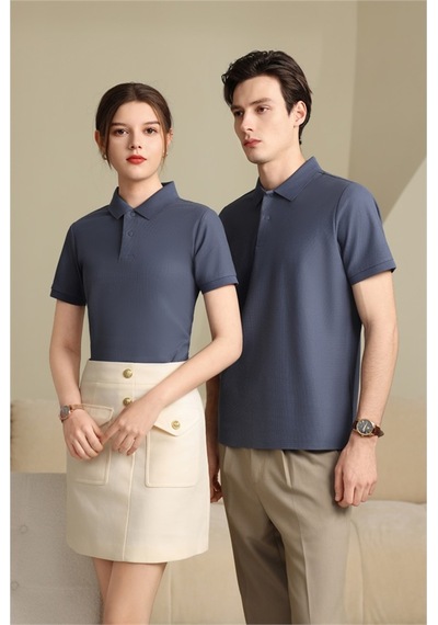 New Performance Premium Polo T-shirt 100% Pamuk Merserize Grimsi Mavi